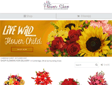 Tablet Screenshot of myflowershop.ca